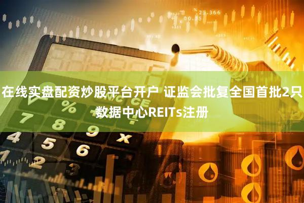 在线实盘配资炒股平台开户 证监会批复全国首批2只数据中心REITs注册